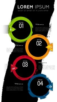 Option benners template Stock Illustration
