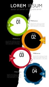Option benners template Stock Illustration