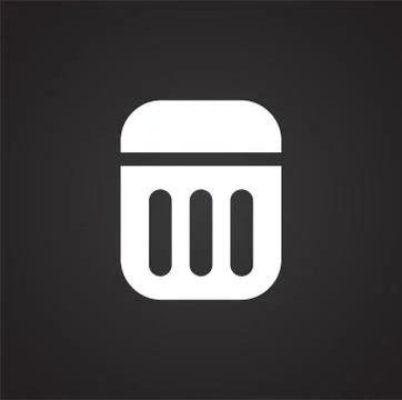 Option button icon on background for graphic and web design. Simple illustration Stock Illustration