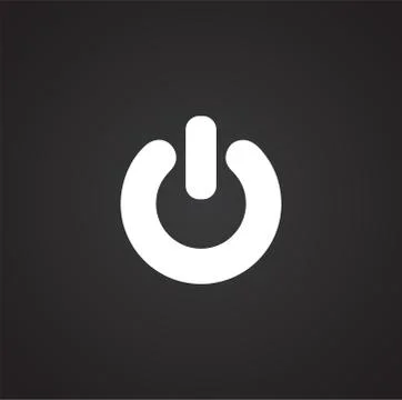 Option button icon on background for graphic and web design. Simple illustration 스톡 일러스트