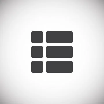 Option button icon on background for graphic and web design. Simple illustration Stock Illustration