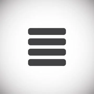 Option button icon on background for graphic and web design. Simple illustration Stock Illustration