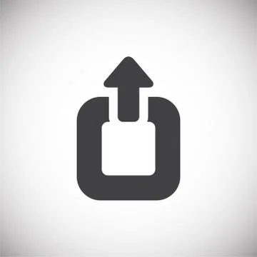 Option button icon on background for graphic and web design. Simple illustration Stock Illustration