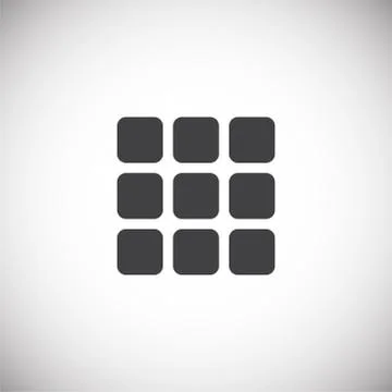 Option button icon on background for graphic and web design. Simple illustration Illustrazione stock