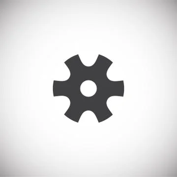 Option button icon on background for graphic and web design. Simple illustration Stock Illustration