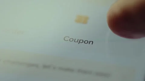 Option Coupon on the ecommerce platform Stock Footage 327900544