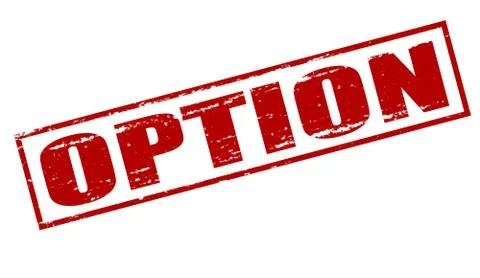 Option Stock Illustration