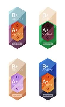 Option infographic templates 스톡 일러스트