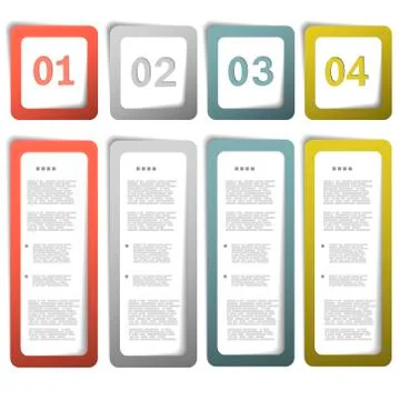 Option paper frames eps10 Stock Illustration