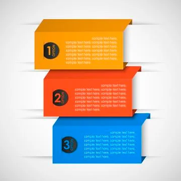 Option for text set Stock Illustration