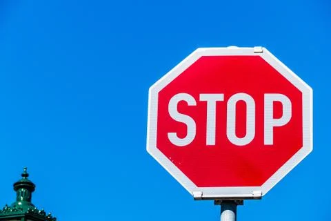 Optional stop sign Stock Photos