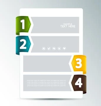 Options banner Stock Illustration