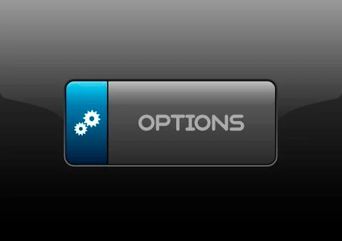 Options Button Stock Illustration