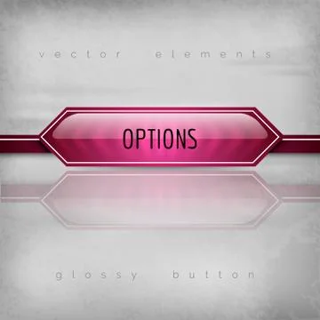 Options Button Stock Illustration