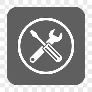 Options Rounded Square Button Stock Illustration