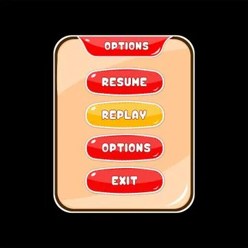 Options ui kits 스톡 일러스트