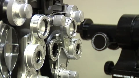 Optometrist Equipment 02 库存影片 75201286