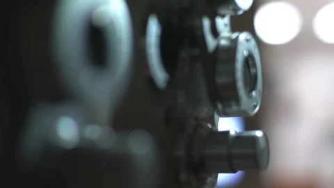 Optometrist Phoropter Instrument Stock Footage 201183206