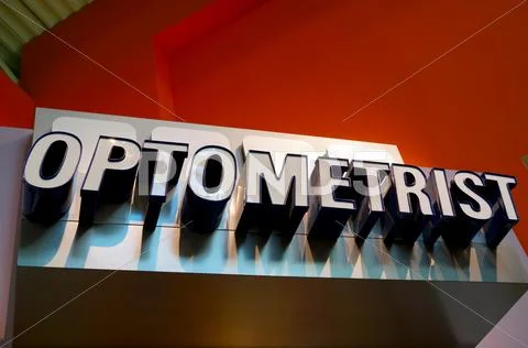 Optometrist Sign Stock Photos