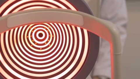 Optometry concept. Topography of the cornea Vídeo Stock 74014822