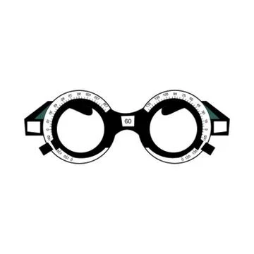 Optometry glasses Stock Illustration