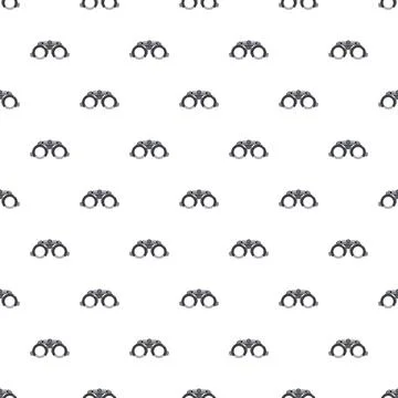 Optometry phoropter pattern for vision diagnostic background Stock Illustration
