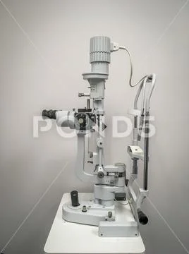 Optomitrist Eye Exam Stock Photos