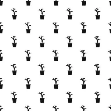 Opuntia pattern vector Stock Illustration