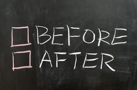 Before or after Stock Photos