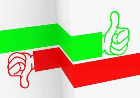 Like or dislike Stock Illustration