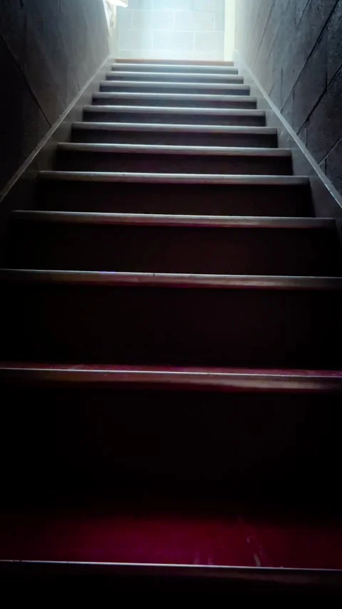 Up or down the stairs Stock Footage 279520610