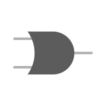 OR Gate icon vector image. Illustrazione stock