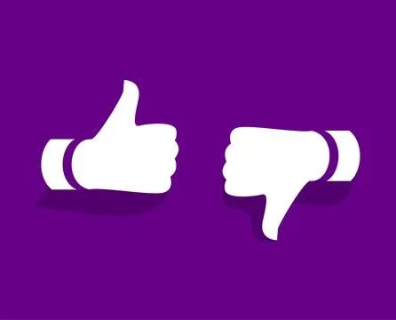 LIKE OR NO 2 Stock Illustration