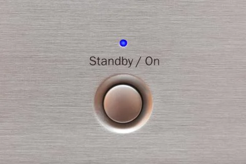 On or standby button Stock Photos