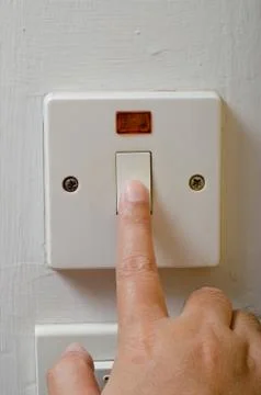 On or off switch Foto stock