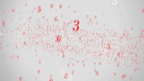 Oracle logo being made with many numbers. Digital business conceptual editorial Stock Footage 102560655