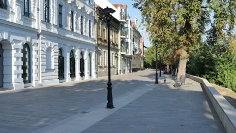 Oradea city in Romania Stock Footage 342393520