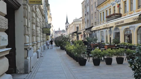 Oradea city in Romania Stock-Footage 342394571