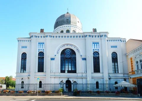 Oradea city sinagogue Stock Photos