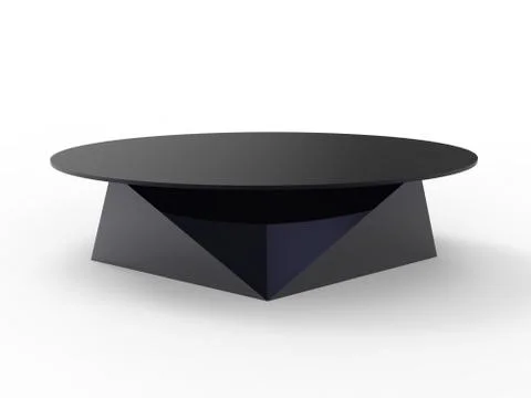 Oragami Table Horizontal Stock Illustration