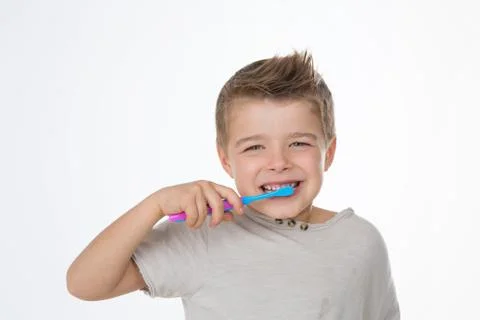 Oral care example Stock Photos