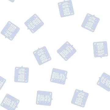 Oral report glyph seamless pattern Stock Illustration