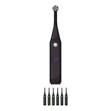 Oral tooth brush cartoon vector graphic Stock Illustration