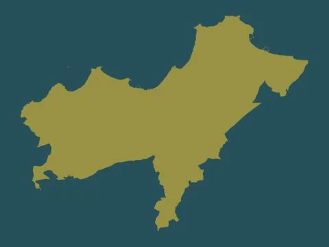 Oran, Algeria. Solid color shape 스톡 일러스트