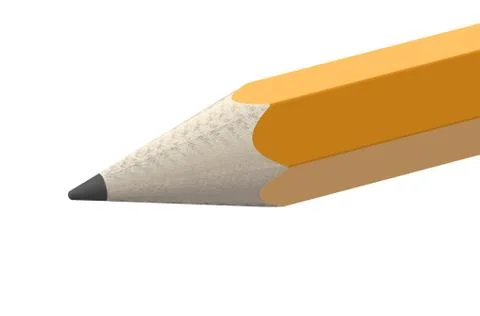 Oranage pencil. Stock Illustration