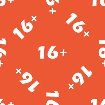 Orange 16 plus pattern イラスト素材
