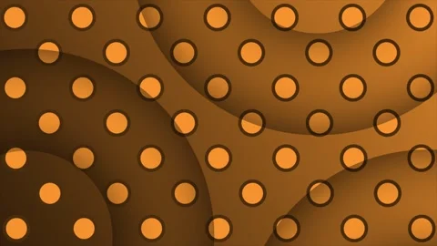 Orange 3d depth semi circle shapes, simple and elegant minimal background Stock Footage 271328246