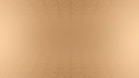 Orange 3d space with abstract box pattern futuristic geometrical background Stock-Footage 307686019