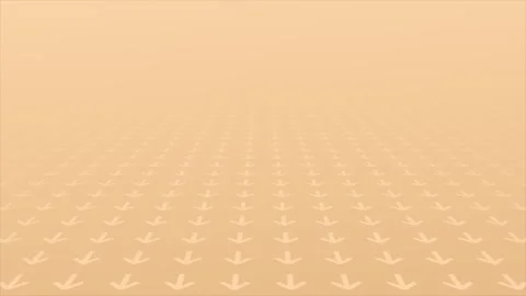 Orange 3d space downwards arrows futuristic geometrical background Vídeo Stock 307684193