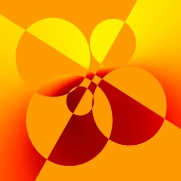 Orange abstract art background design - creative Stock Illustration